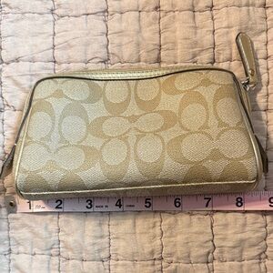 Gold Wristlet Clutch